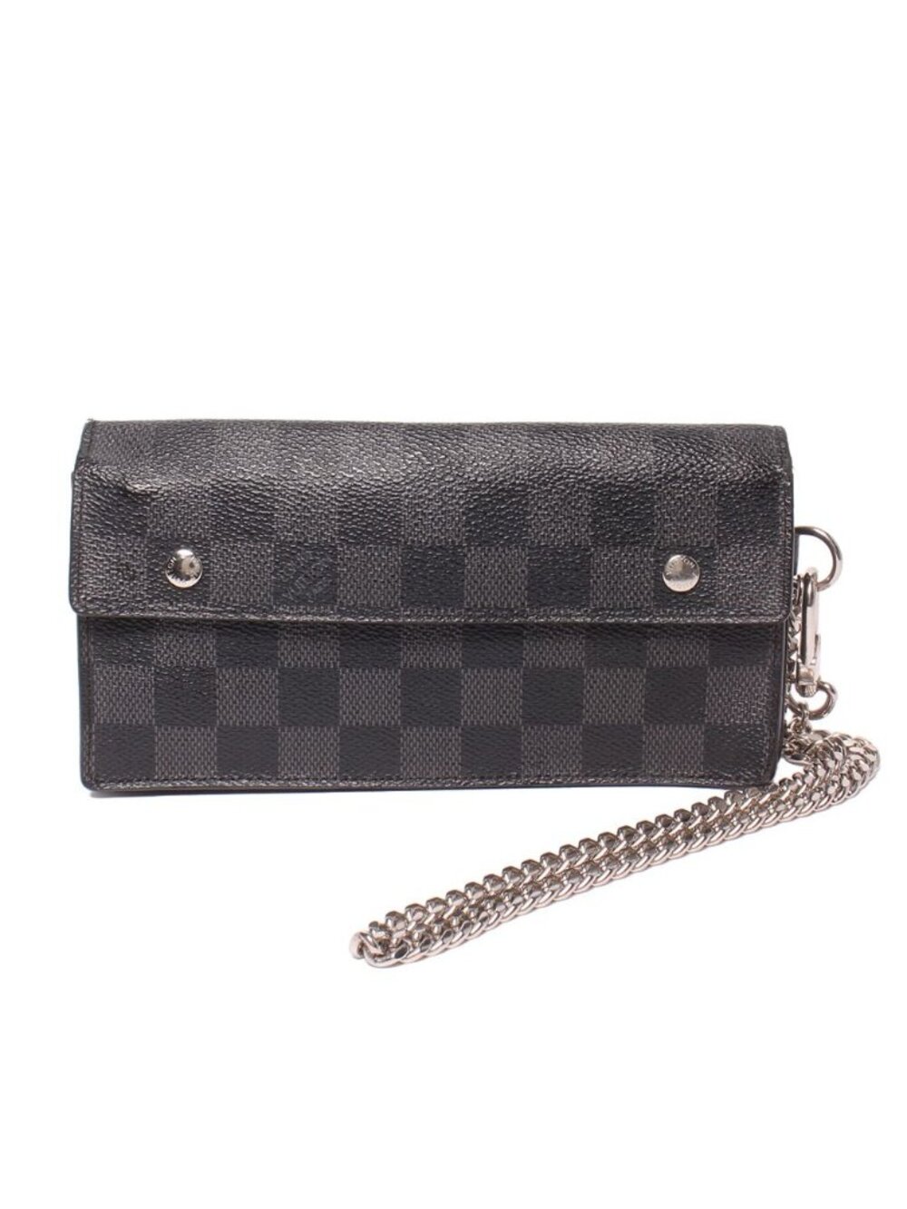 Louis Vuitton Wallet Portefeuille Accordion Damier Graphite
